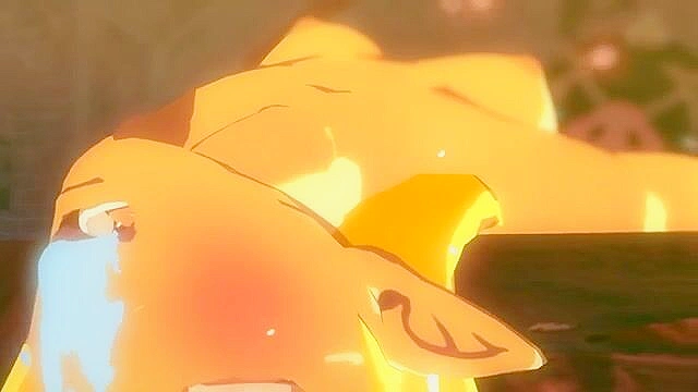 Zelda is fucked by Bokoblins beast monsters