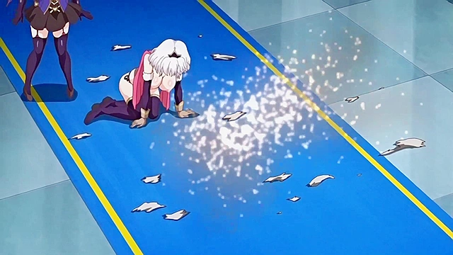 Knight of Erin 4 - Erin and succubus drain the balls of petite futanari girl