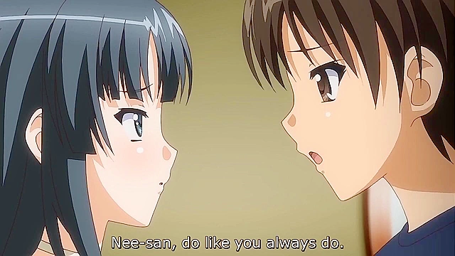 Lewd Family 2, Petite Hentai Teen Sister Fucked Raw in Doggy Style