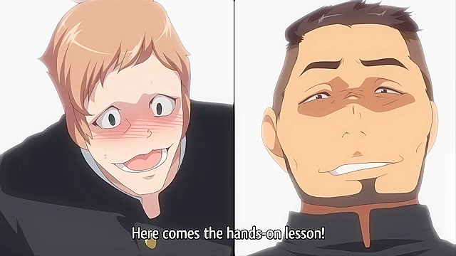 Crucifixion 1 - Teacher is busted creampieing students and fiance is made to fuck