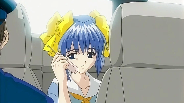 Private Taxi 4 - Dirty taxi driver blackmails teens in to hentai lesbian group sex