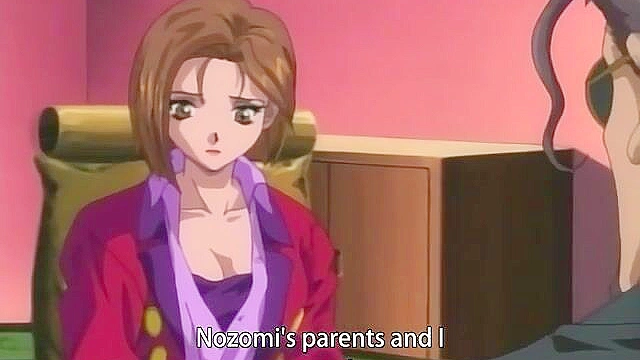 Mystery of the Necronomicon 1 - Ugly bastard blackmails anime girl into a BJ while watching a porno