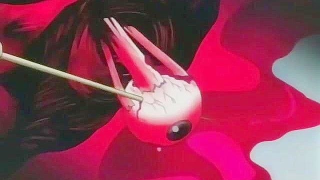 Mystery of the Necronomicon 1 - Ugly bastard blackmails anime girl into a BJ while watching a porno