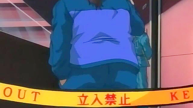 Mystery of the Necronomicon 1 - Ugly bastard blackmails anime girl into a BJ while watching a porno