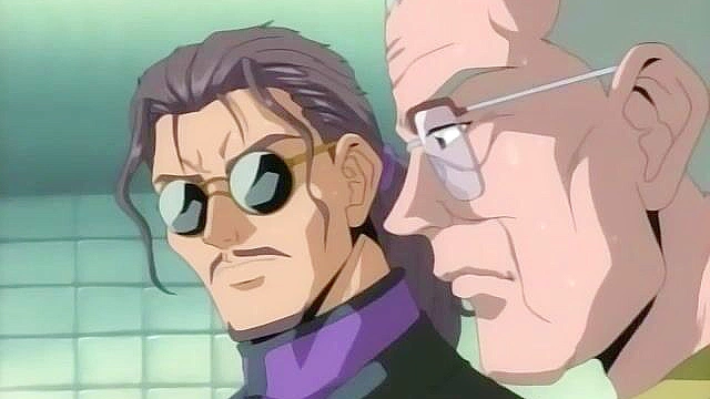 Mystery of the Necronomicon 1 - Ugly bastard blackmails anime girl into a BJ while watching a porno