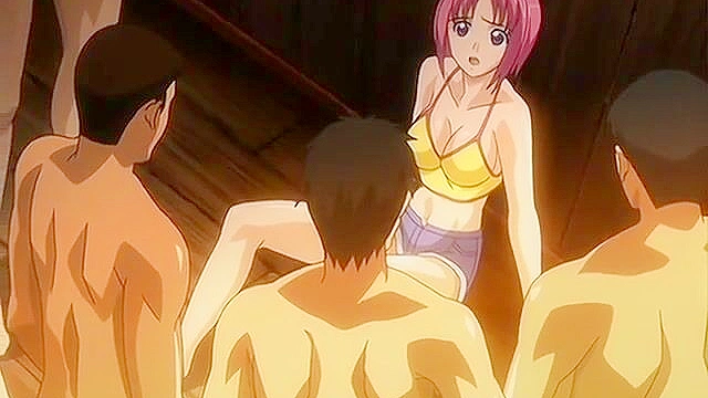 Helter Skelter 2 - Gravure idol gets her virgin pussy gangbanged in hentai ritual