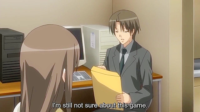 Yume Kui 2 - Anime girl pretends to be artificial vagina at porn game convention