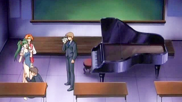 Dark 2 - Anime schoolgirl in swimsuit gets filmed being fucked by pervy students