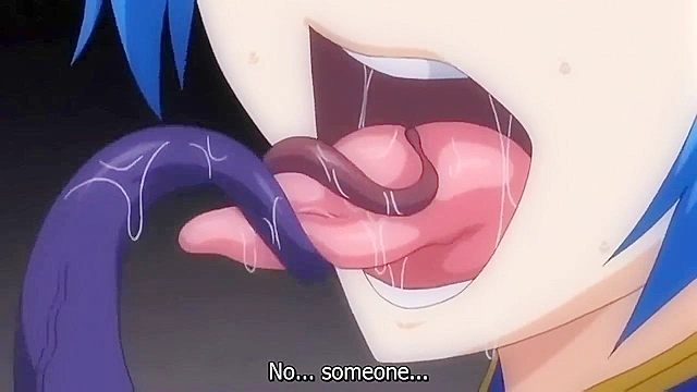 Grimoire of the Divine Comedy 1 - Tentacle monster bangs teen in all holes in library