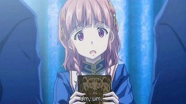 Grimoire of the Divine Comedy 1 - Tentacle monster bangs teen in all holes in library