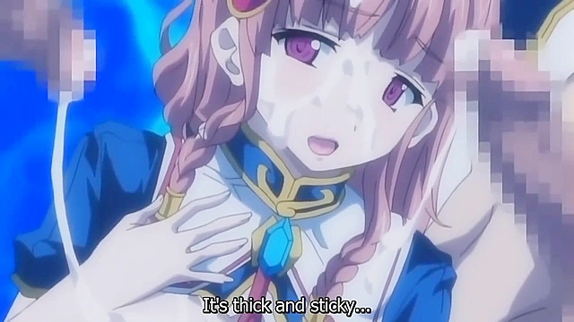 Grimoire of the Divine Comedy 1 - Tentacle monster bangs teen in all holes in library