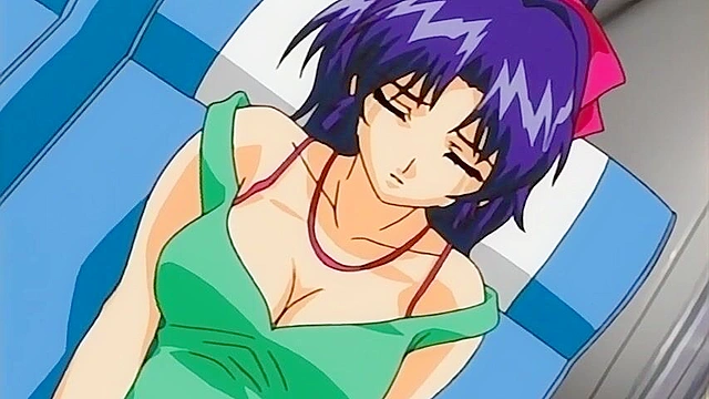 Blackmailed 2ep2 - Thug fucks two schoolgirls in hentai threesome in nurses office