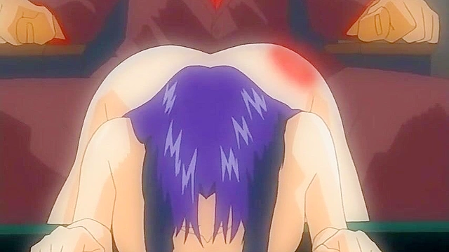 Blackmailed 2ep2 - Thug fucks two schoolgirls in hentai threesome in nurses office