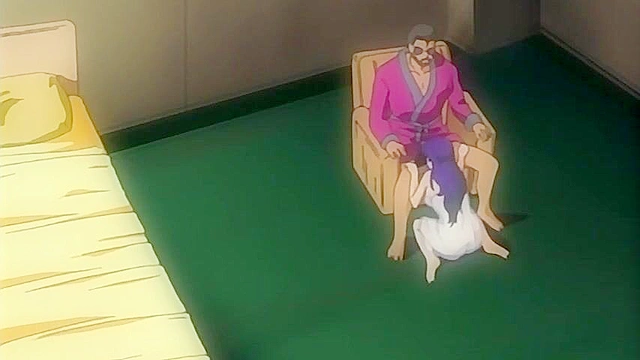 Blackmailed 2ep2 - Thug fucks two schoolgirls in hentai threesome in nurses office