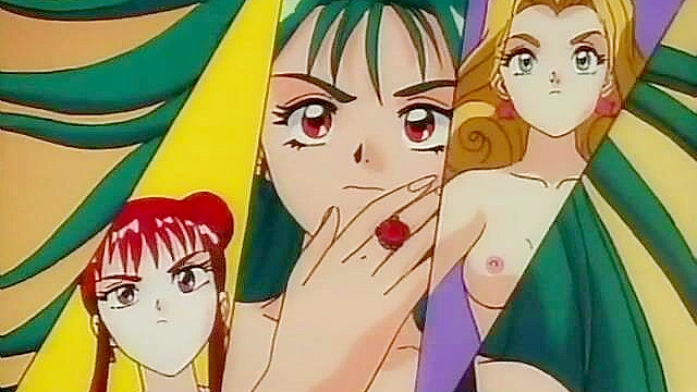 Wake Up! Aria - Hentai girl is laying spread eagle with legs apart ready for sex