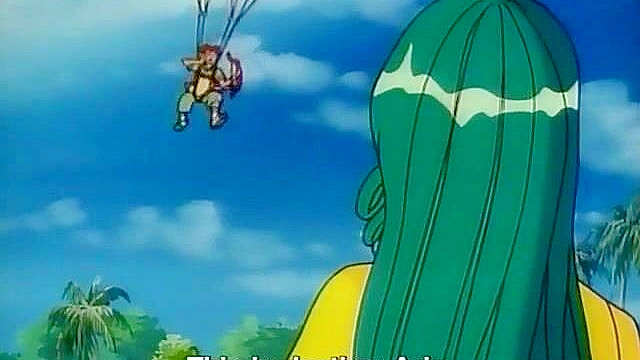 Wake Up! Aria - Hentai girl is laying spread eagle with legs apart ready for sex