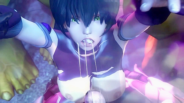 Taimanin Asagi 1 - Busty female ninja is gangbanged by filthy demons