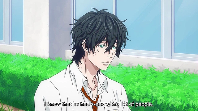 Yarichin Bitch Club 1 - Yaoi students have gay threesome at school