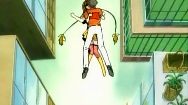 Warrior defeats harpy and fucks catgirl and angel in steamy hentai threesome