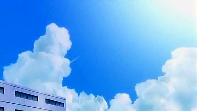 Tennis camp turns into an anime threesome public fuck in the basketball gym