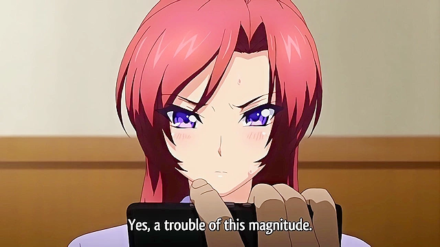 Three Shot Interview 4 - School principal is fucked over her daughter by hentai student