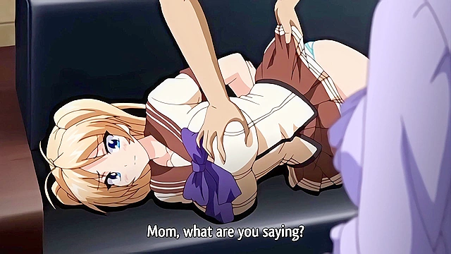 Three Shot Interview 4 - School principal is fucked over her daughter by hentai student