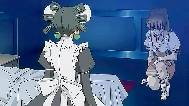 Variable Geo Neo 3 - Hentai maids orgasm as their pussies rub together