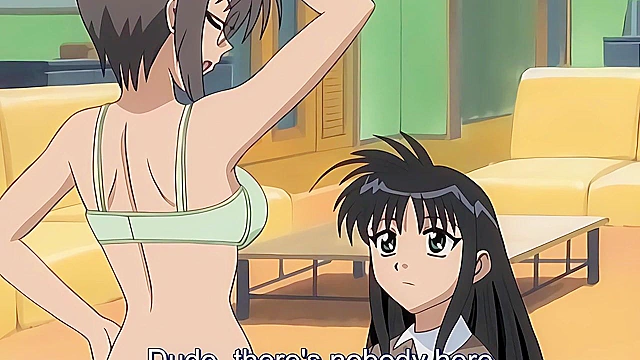 Triangle Heart 3 - Warrior babe gets pussy licked by possessed yuri girl