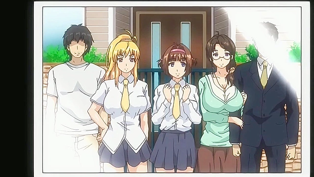 Hung hentai stud fucks every girl in the neighborhood even sisters and moms