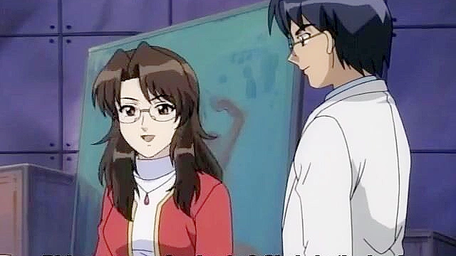 Private Sessions 2 ep1 - Fake professor bangs hot college girls in hentai threesome