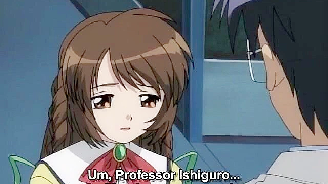 Private Sessions 2 ep1 - Fake professor bangs hot college girls in hentai threesome