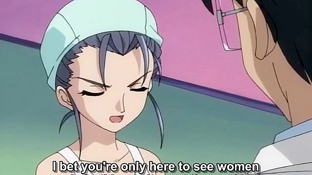 Private Sessions 2 ep1 - Fake professor bangs hot college girls in hentai threesome