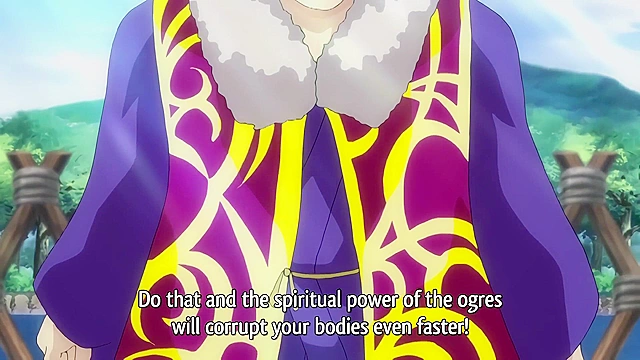 Female Ninja Botan 2 - Villagers gangbang and double penetrate sexed up ninjas