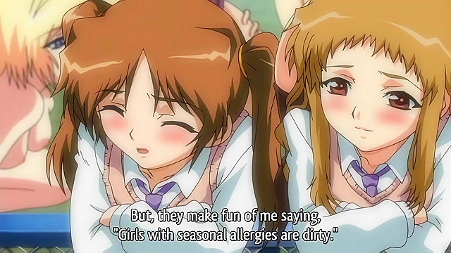 Pollinic Girls Attack! 2 - Crazy hentai lesbian orgy on school bus