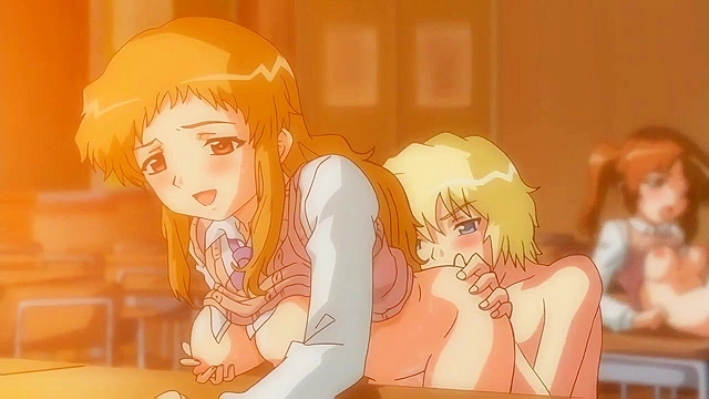 Pollinic Girls Attack! 2 - Crazy hentai lesbian orgy on school bus