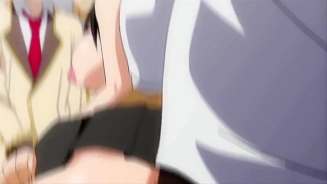 Addicted to Gangbang 1 - Busty anime schoolgirl gets gangbanged and cums 70 times