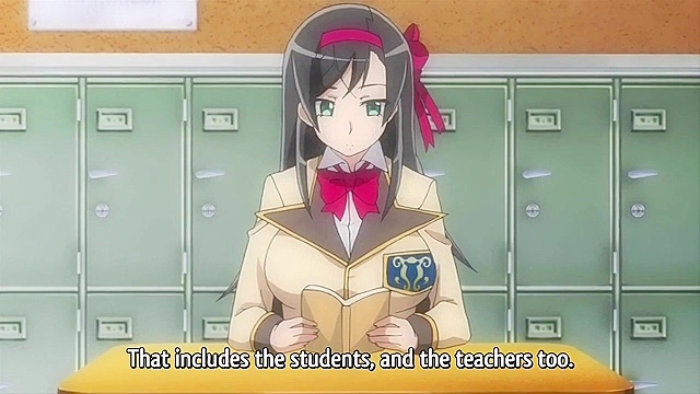 Addicted to Gangbang 1 - Busty anime schoolgirl gets gangbanged and cums 70 times