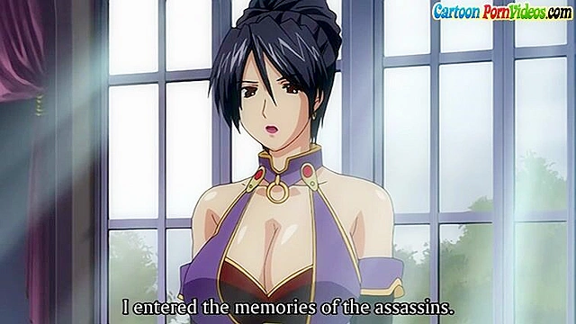 Prince fucks his maid with tentacles while evil witch watches