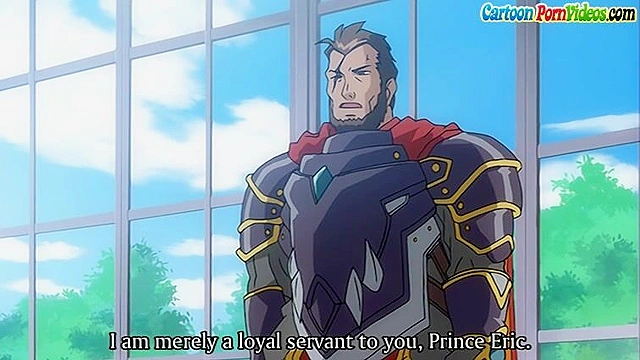 Prince fucks his maid with tentacles while evil witch watches