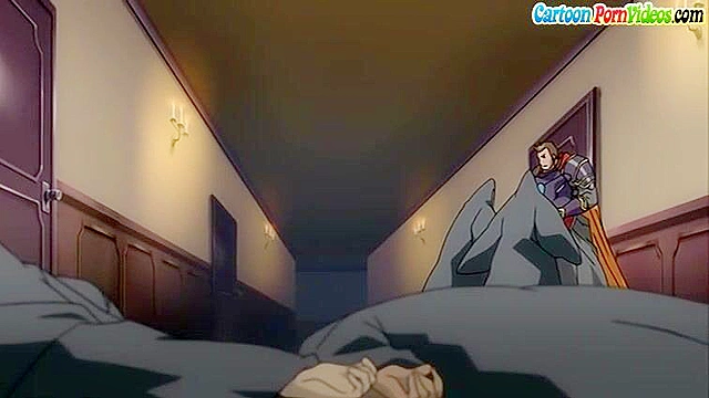 Prince fucks his maid with tentacles while evil witch watches