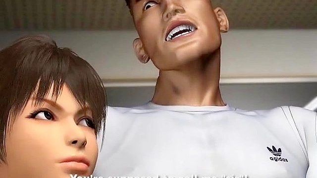 Omega 1 Vampire vs. Kung Fu Girl - 3D hentai schoolgirl threesome in classroom