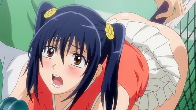 School tennis practice turn into schoolgirl hentai public orgy
