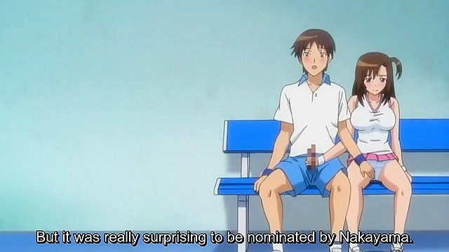 School tennis practice turn into schoolgirl hentai public orgy