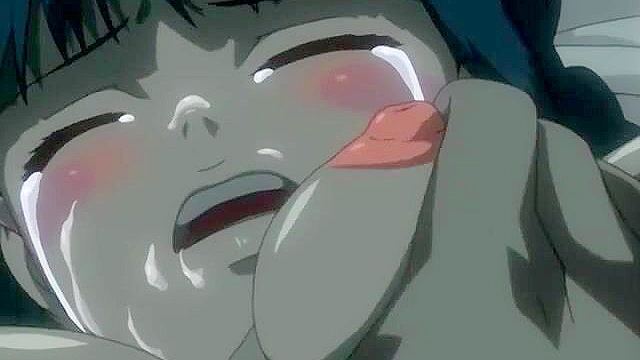 Demonic monster stuffs tender anime teen in all her moist fuck holes