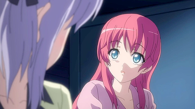 Petite teen virgin with bald pussy slides down on a hard hentai cock