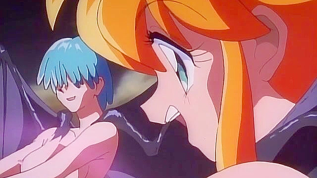 Sex Demon Metropolis 1 -Demon fucks tasty redhead then gets destroyed by fighting hentai babe