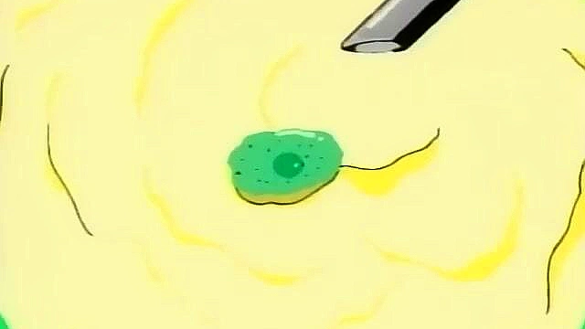 Mystery of the Necronomicon 2 - Busty anime nurse gangbanged while boyfriend is dead on the floor