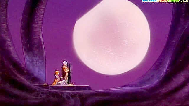 Legend of the Overfiend: Inferno Road 3 - Demon tentacle bangs redhead