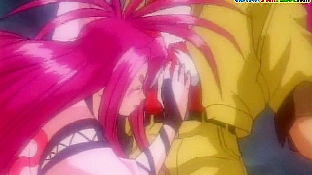 Legend of the Overfiend: Inferno Road 3 - Demon tentacle bangs redhead