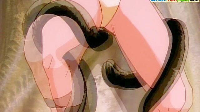 Legend of the Overfiend: Inferno Road 3 - Demon tentacle bangs redhead